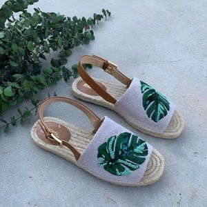 michael michael kors fisher espadrille flat sandals